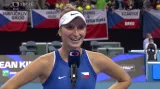 Vondroušová: Rozhodlo pár míčků v prvním setu