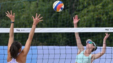 Zlatým doublem pro české barvy skončil turnaj Brno Beach Pro