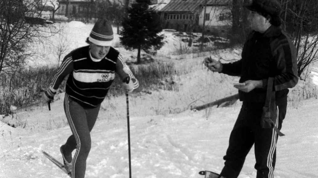Trenér běžkařské reprezentace z roku 1987 Zdeněk Ciller