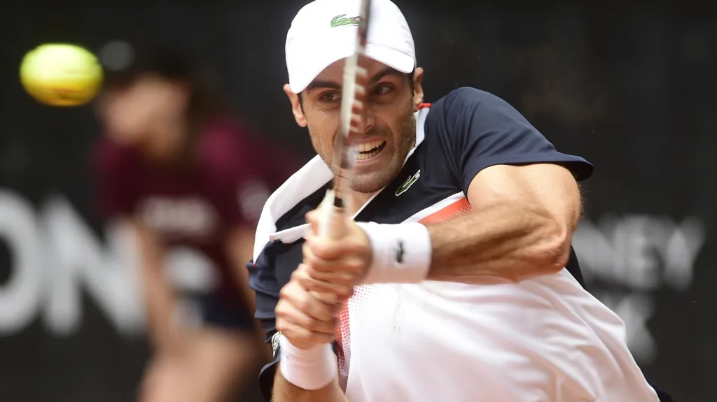 Pablo Andújar na tenisovém challengeru v Prostějově