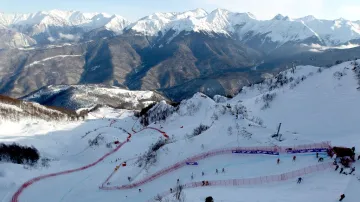 Olympijská sjezdovka pro OH v Soči