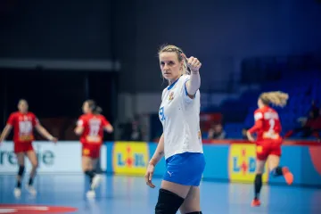 Opora házenkářské reprezentace Markéta Jeřábková
