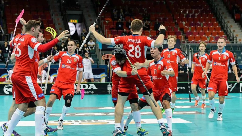 Radost českých florbalistů