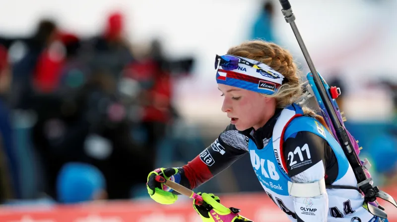 Puskarčíková byla ve sprintu v Pokljuce dvaadvacátá, vyhrála Mäkäräinenová