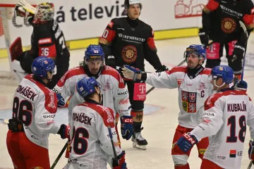 Radost českých hokejistů