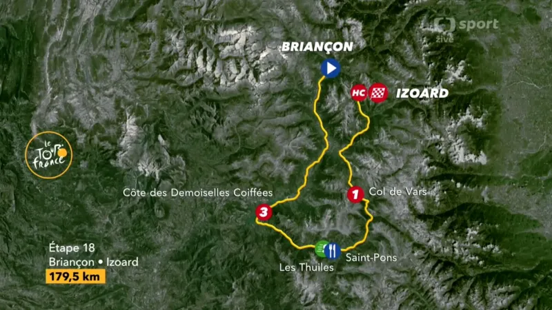 Představení 18. etapy Tour de France 2017