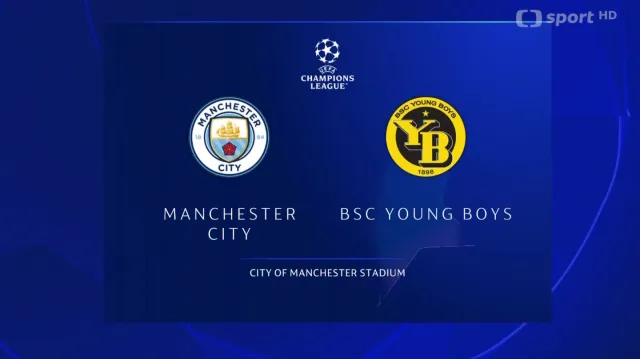 Sestřih utkání Manchester City – Young Boys Bern