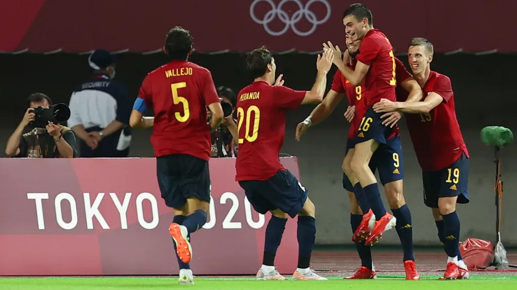 Radost fotbalistů Španělska