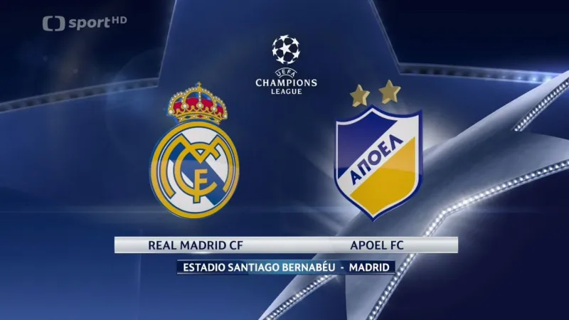 Sestřih utkání Real Madrid - APOEL