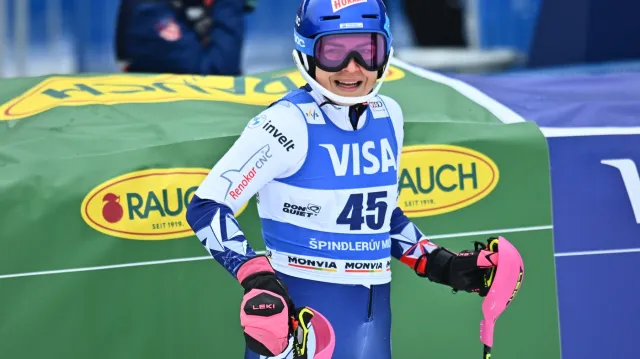 Jízda Martiny Dubovské ve 2. kole slalomu