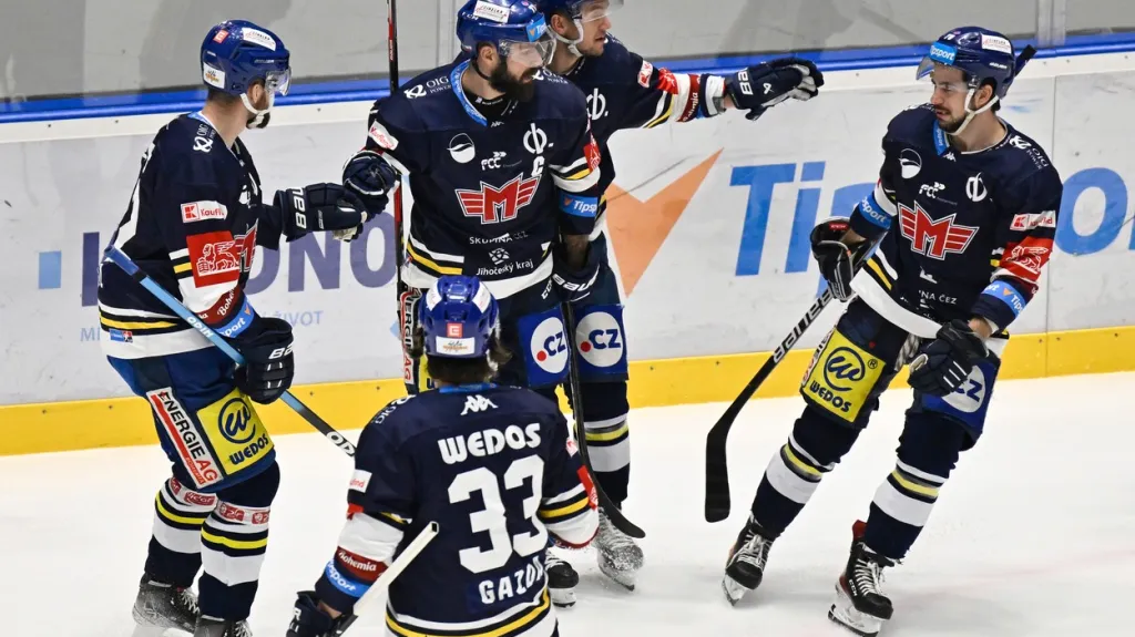 Radost hráčů Českých Budějovic