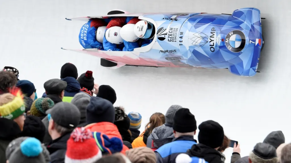 Český čtyřbob Dominika Dvořáka