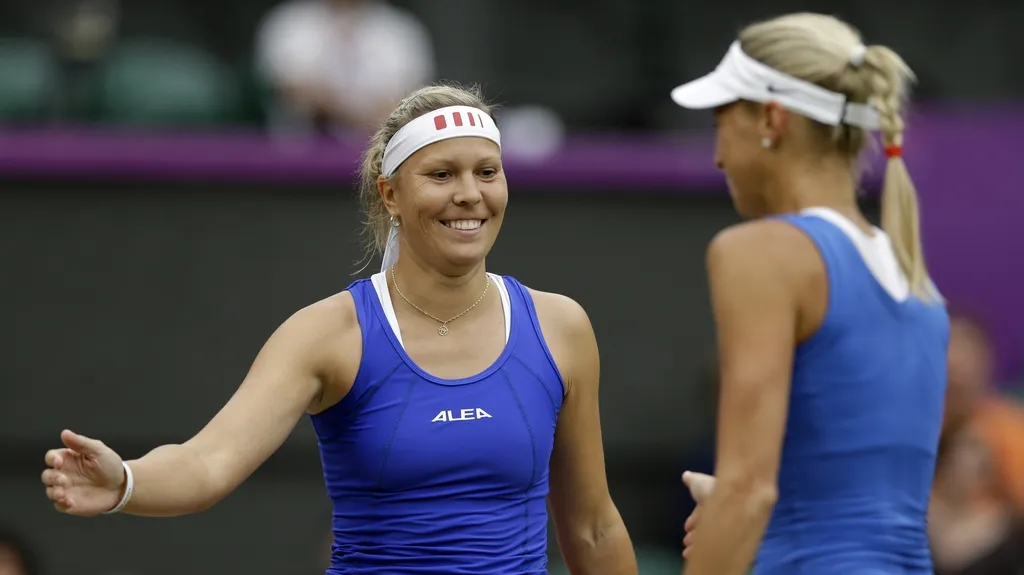 Lucie Hradecká a Andrea Hlaváčková