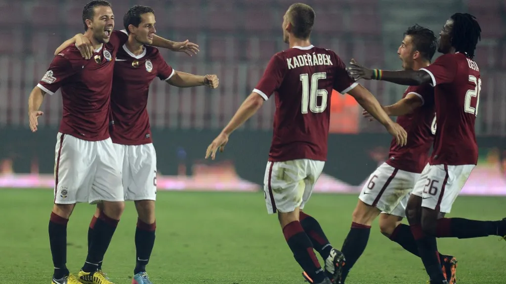 Radost hráčů Sparty