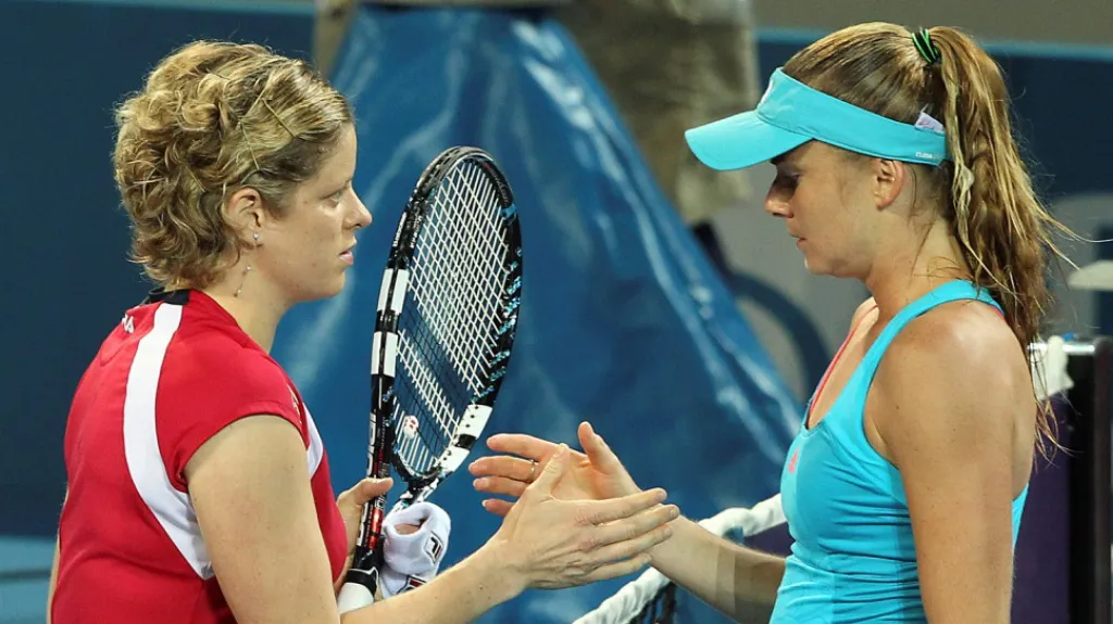 Kim Clijstersová a Daniela Hantuchová