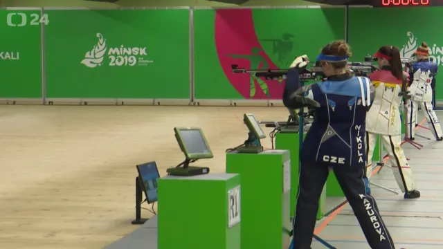 Puškaři Nepejchal i Mazurová vystříleli na Evropských hrách bronz