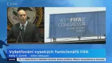 Tisková konference k vyšetřování vysokých funkcionářů FIFA