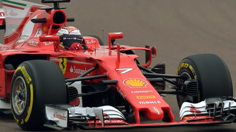 Kimi Räikkönen za volantem nového monopostu stáje Ferrari