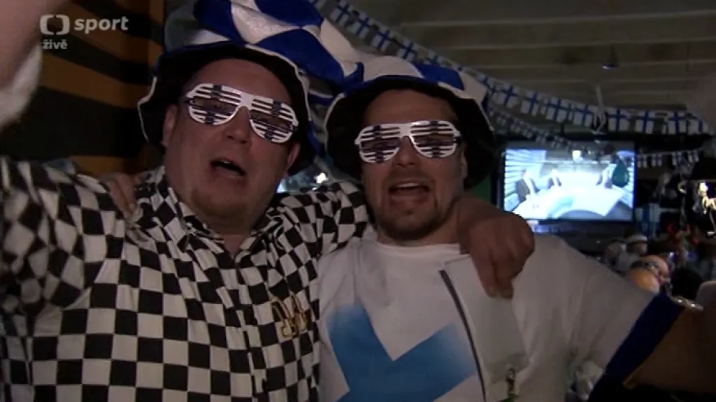 Jak fandí Finové v Ostravě?