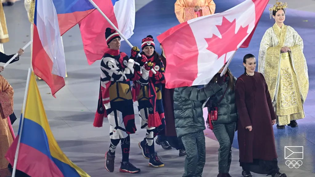 Martina Sáblíková a Metoděj Jílek na slavnostním zakončení Her