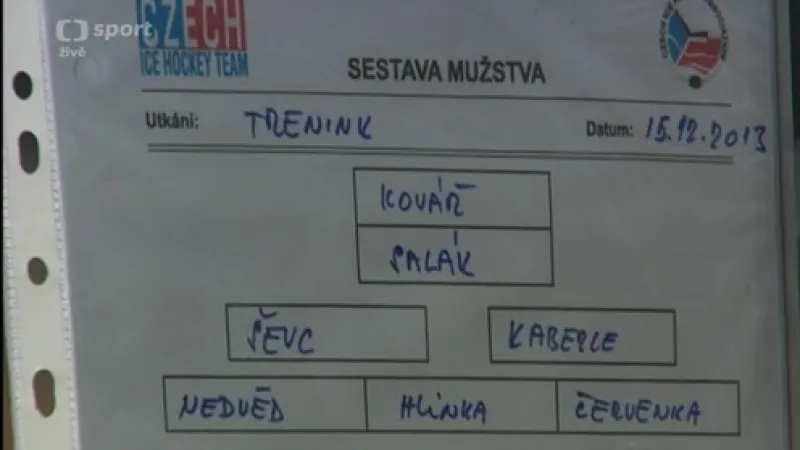 Reprezentaci už se rýsuje sestava na EHT