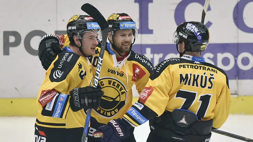 Radost hokejistů Litvínova