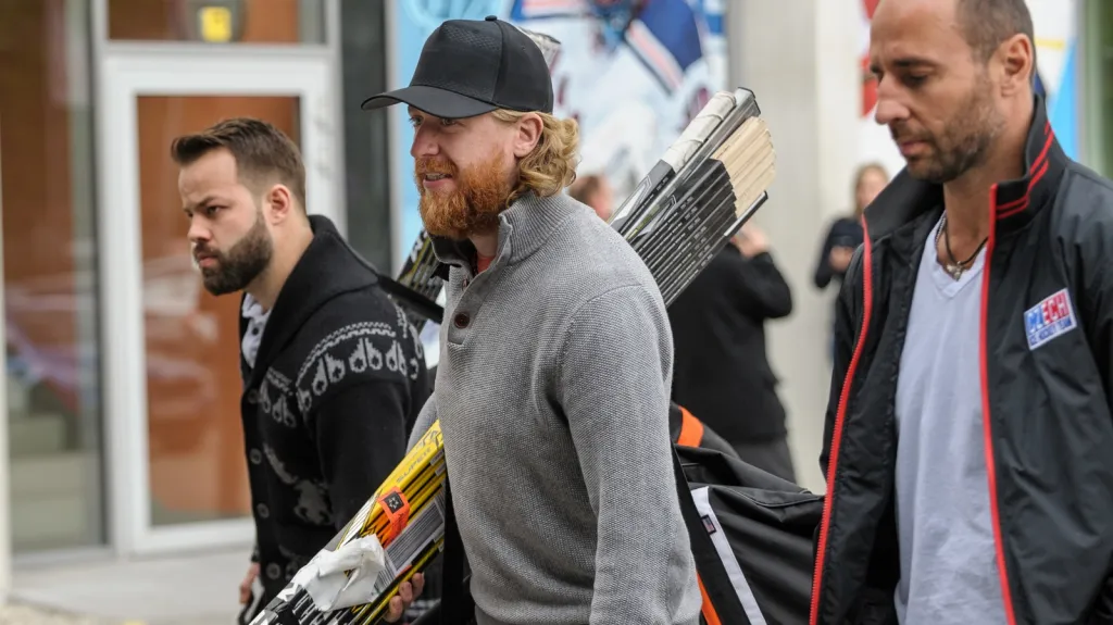 Radko Gudas a Jakub Voráček