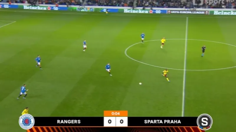Sestřih utkání Rangers FC – Sparta Praha