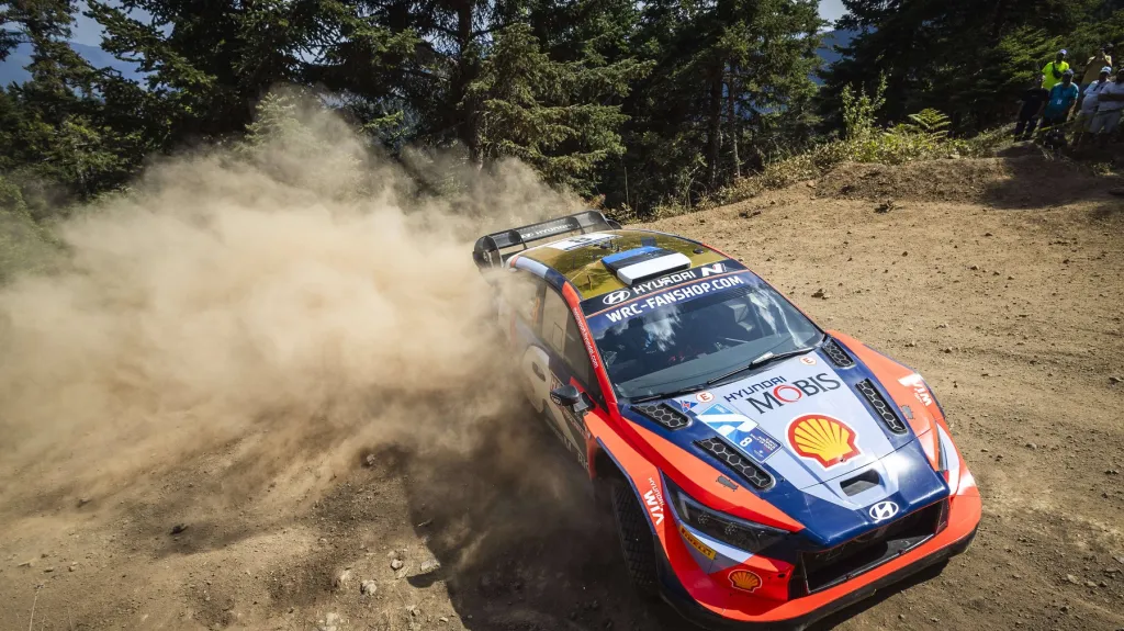 Ott Tänak na Akropolis rallye