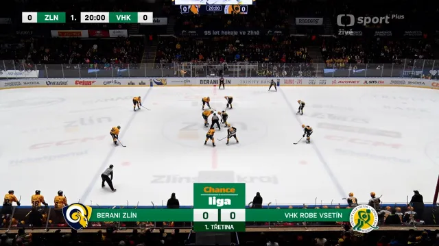 Sestřih utkání Zlín – Vsetín
