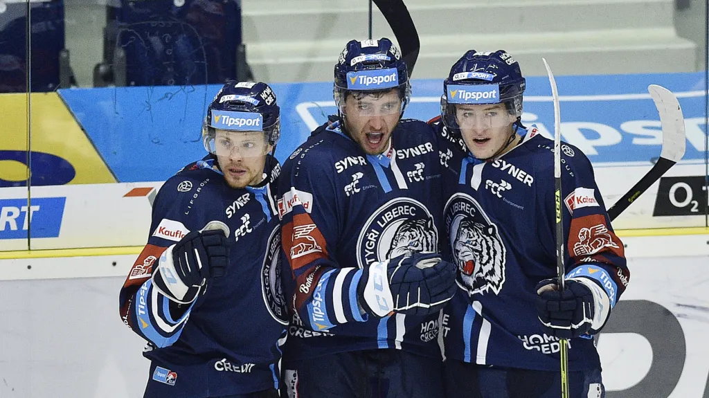 Radost hokejistů Liberce
