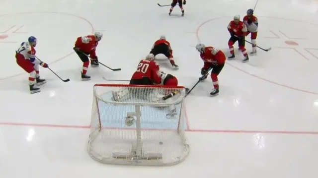 Gól v utkání Česko – Švýcarsko: Simon – 2:1 (21. min.)