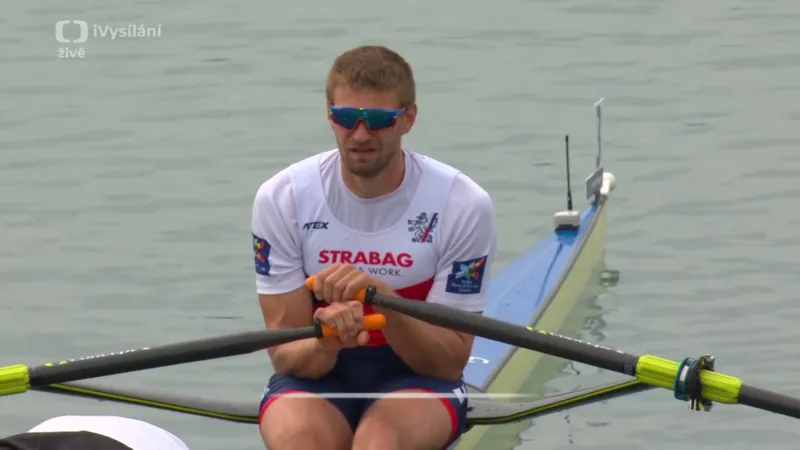 Finále skifu mužů s Ondřejem Synkem