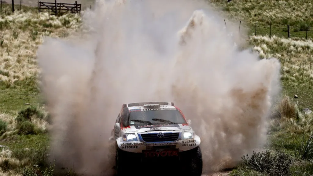 Jihoafričan Giniel de Villiers a jeho Toyota