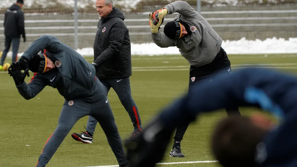 Vítězslav Lavička se svými svěřenci na startu přípravy