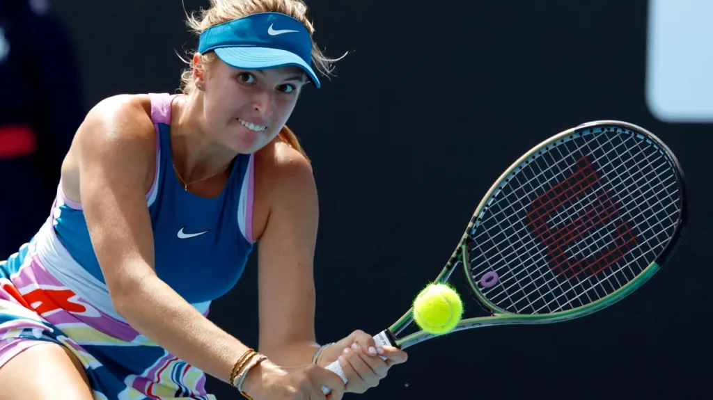 Tenistka Linda Fruhvirtová ve 3. kole Australian Open