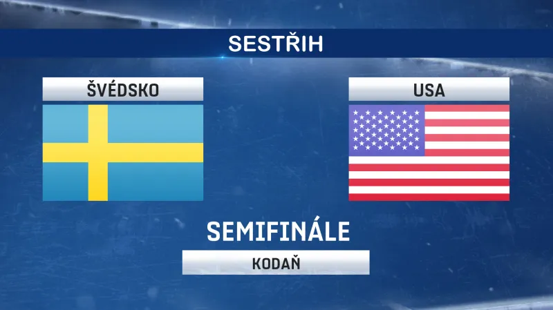 Sestřih utkání Švédsko - USA