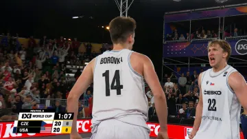 Čeští basketbalisté na MS 3x3 senzačně porazili hvězdný tým USA