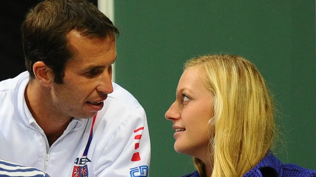 Radek Štěpánek a Petra Kvitová