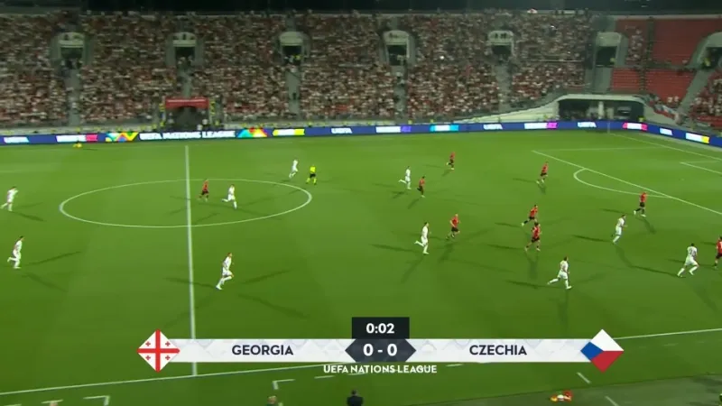 Sestřih utkání Gruzie – Česko