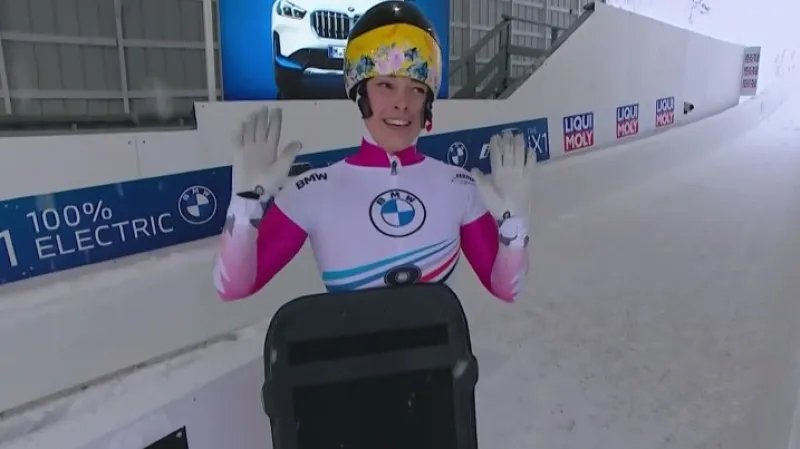 Jízda Fernstädtové v 1. kole v Lake Placid