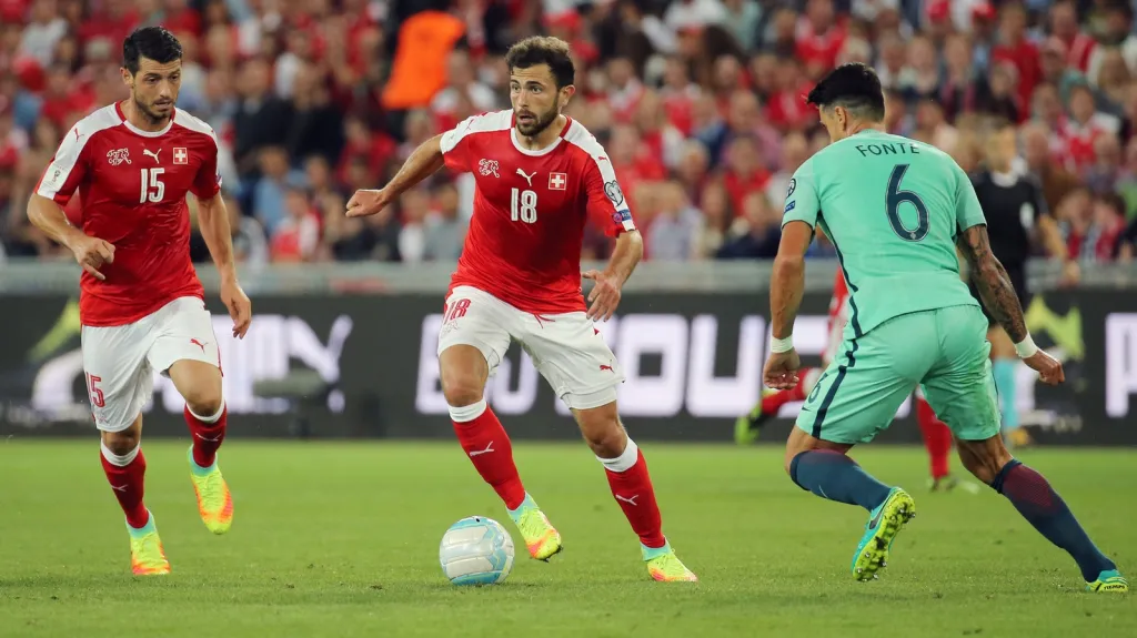 Utkání Švýcarsko - Portugalsko