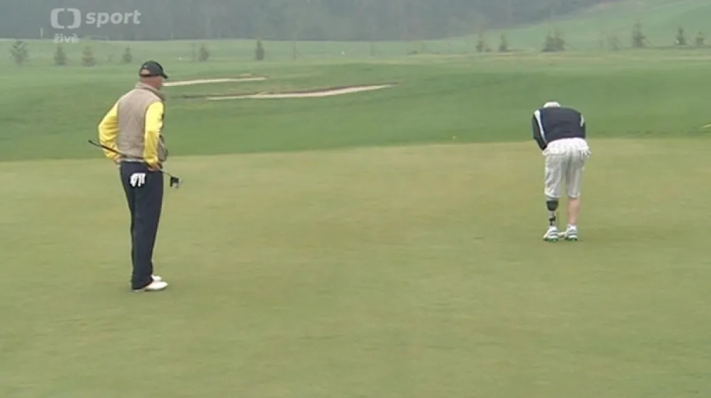 Handicapovaní golfisté hráli v Pyšelích