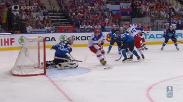 Gól v utkání Rusko - Finsko: Ovečkin - 2:2 (28. min.)