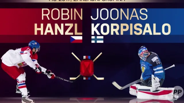 Robin Hanzl vs. Joonas Korpisalo (skupina MS 2017)