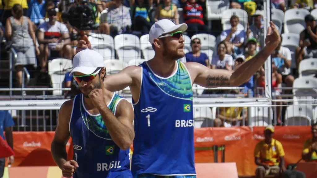 Brazilská dvojice Bruno Schmidt, Alison