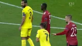 Gól v utkání Villarreal - Manchester United: Moreno - 1:0 (29. min.)
