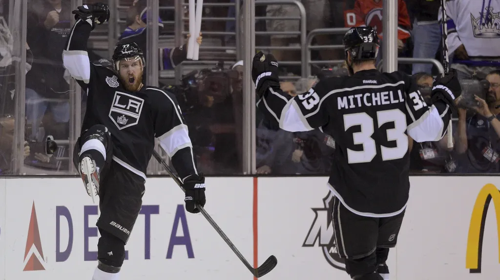Radost hokejistů Los Angeles