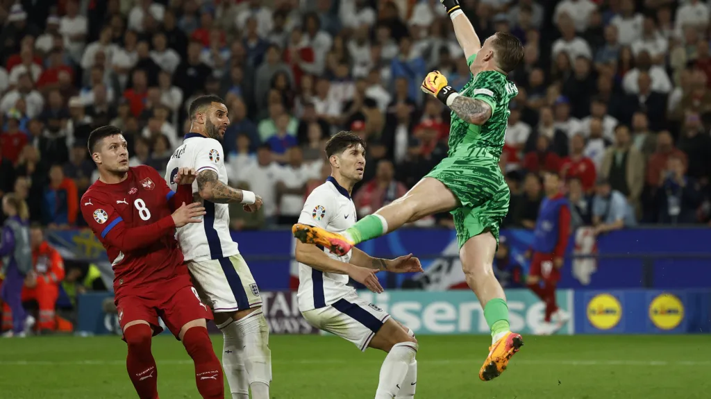 Utkání Srbsko – Anglie na ME 2024