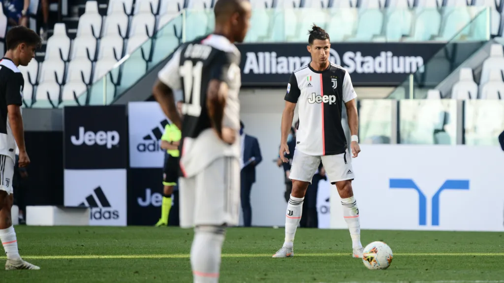 Cristiano Ronaldo v utkání proti FC Turín